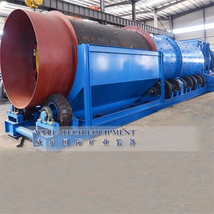 rotary drum scrubber